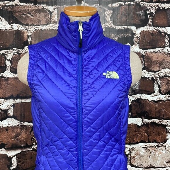The North Face Lightweight Puffer Vest Blue Pockets Size X Small XS - Picture 8 of 17